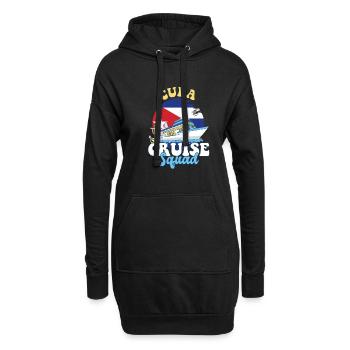 Voyage de vacances en famille à Cuba Cruise Squad - Sweat-shirt à capuche long Femme - noir - Devant