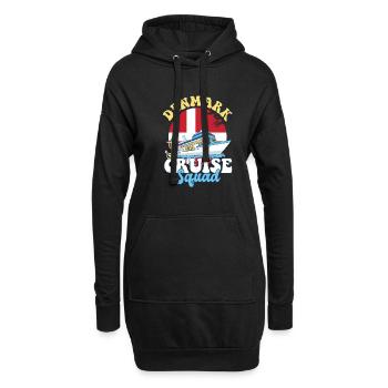 Denmark Cruise Squad Family Vacation Trip - Hoodie-Kleid - Schwarz - Vorne