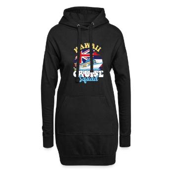 Voyage de vacances en famille Hawaii Cruise Squad - Sweat-shirt à capuche long Femme - noir - Devant
