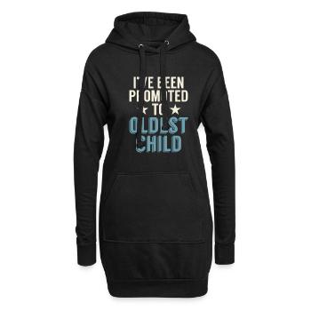 Cadeaux pour les enfants les plus âgés - Sweat-shirt à capuche long Femme - noir - Devant