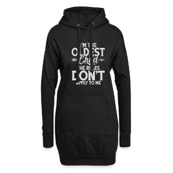 Cadeaux pour les enfants les plus âgés - Sweat-shirt à capuche long Femme - noir - Devant