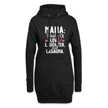 Nana Gifts - Hoodie-Kleid - Schwarz - Vorne