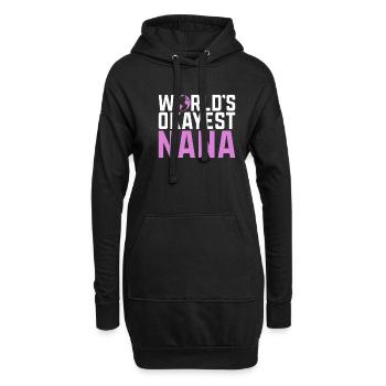 Nana Gifts - Hoodie-Kleid - Schwarz - Vorne