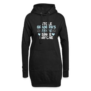 Cadeaux de petite-fille - Sweat-shirt à capuche long Femme - noir - Devant