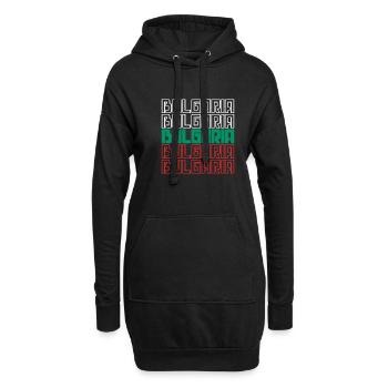 Bulgarie Drapeau Vacances Sofia Origine - Sweat-shirt à capuche long Femme - noir - Devant