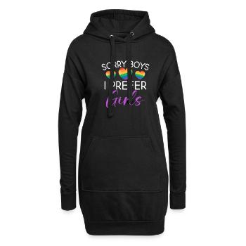 Lesbian Gifts - Hoodie-Kleid - Schwarz - Vorne
