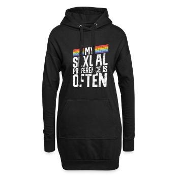 Lesbian Gifts - Hoodie-Kleid - Schwarz - Vorne