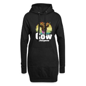 Hochland Rind Schottisch Tier Züchter Ranch - Hoodie-Kleid - Schwarz - Vorne