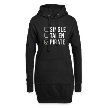 Single Gift - Hoodie-Kleid - Schwarz - Vorne