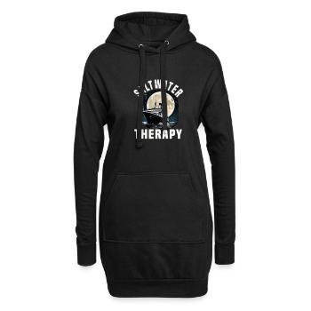 Saltwater Therapy Cruise Ship Vacation Group - Hoodie-Kleid - Schwarz - Vorne