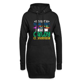 Candy Gift - Hoodie-Kleid - Schwarz - Vorne