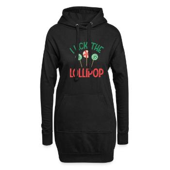 Candy Gift - Hoodie-Kleid - Schwarz - Vorne