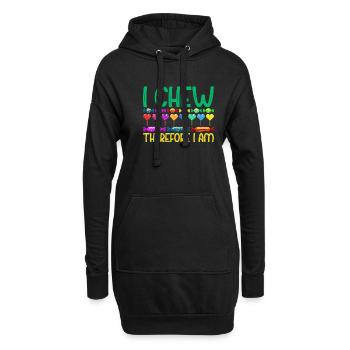 Candy Gift - Hoodie-Kleid - Schwarz - Vorne