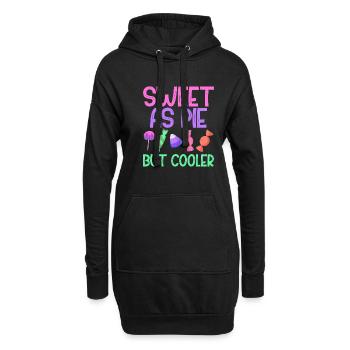 Candy Gift - Hoodie-Kleid - Schwarz - Vorne