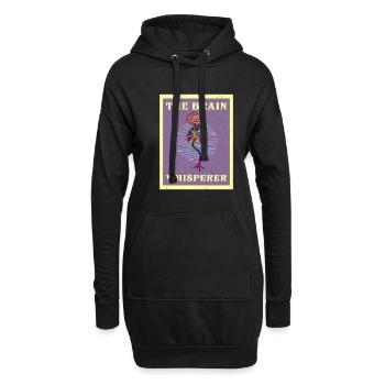 Neurologe Gehirn Neurochirurg Neuron Arzt - Hoodie-Kleid - Schwarz - Vorne