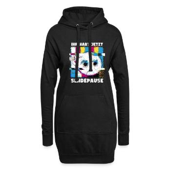 Vous avez maintenant une pause de la diffusion - Pas de signal - Sweat-shirt à capuche long Femme - noir - Devant