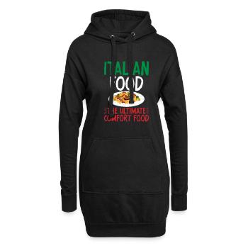 Italian Food Gifts - Hoodie-Kleid - Schwarz - Vorne