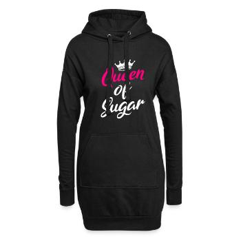Cake Lover Cake Gift - Hoodie-Kleid - Schwarz - Vorne