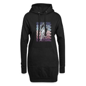 Quetzal Guatemala National Vogel Tropisch Guata - Hoodie-Kleid - Schwarz - Vorne