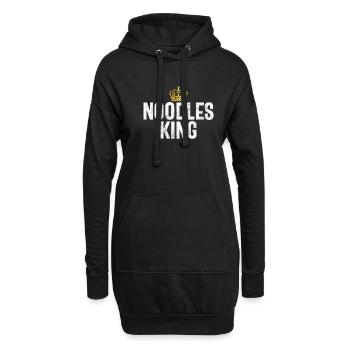 Cadeaux pour les amateurs de nouilles - Sweat-shirt à capuche long Femme - noir - Devant