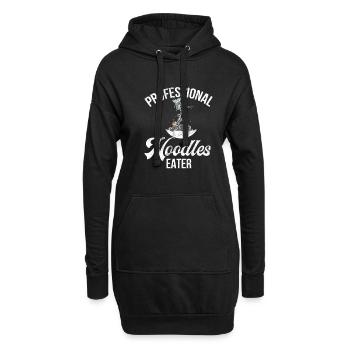 Noodle Lover Gifts - Hoodie-Kleid - Schwarz - Vorne