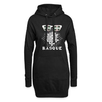 Basken National Patriotisch Euskal Herria - Hoodie-Kleid - Schwarz - Vorne
