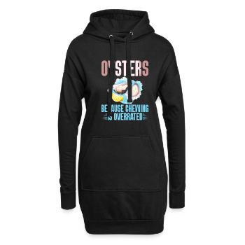 Oyster Gifts - Hoodie-Kleid - Schwarz - Vorne