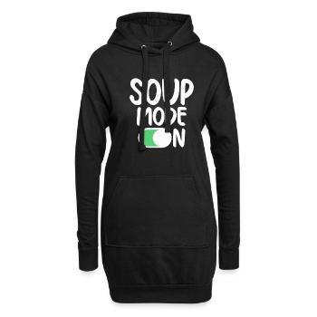 Soup Lovers Gifts - Hoodie-Kleid - Schwarz - Vorne