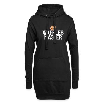 Waffle Lover Gifts - Hoodie Dress - black - Front