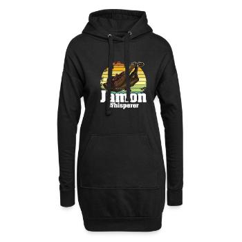 Andalusien Spanien Jamon Schinken Vorspeise Küche - Hoodie-Kleid - Schwarz - Vorne