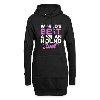Afghan Hound Gifts - Hoodie-Kleid - Schwarz - Vorne