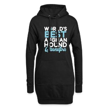 Afghan Hound Gifts - Hoodie-Kleid - Schwarz - Vorne