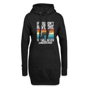 Afghan Hound Gifts - Hoodie-Kleid - Schwarz - Vorne
