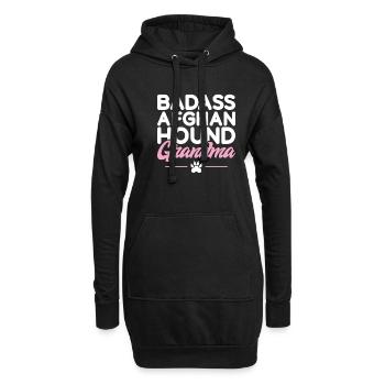 Afghan Hound Gifts - Hoodie-Kleid - Schwarz - Vorne