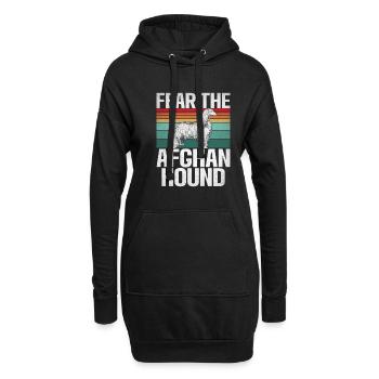 Afghan Hound Gifts - Hoodie-Kleid - Schwarz - Vorne