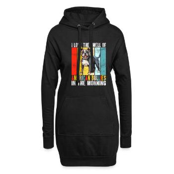 American Bully Gifts - Hoodie-Kleid - Schwarz - Vorne