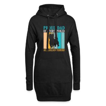 Cadeaux pour terrier australien - Sweat-shirt à capuche long Femme - noir - Devant