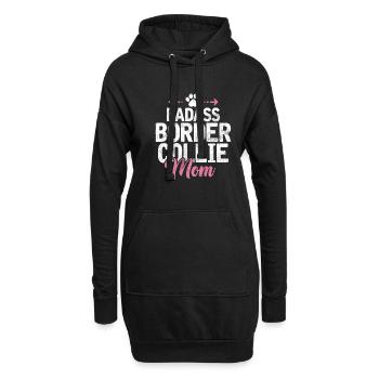 Border Collie Gifts - Hoodie-Kleid - Schwarz - Vorne