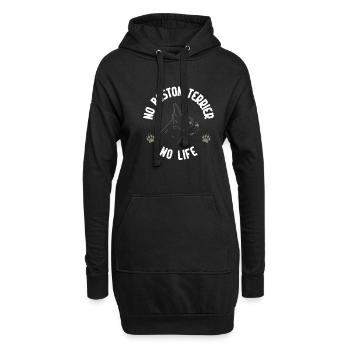 Boston Terrier Gifts - Hoodie-Kleid - Schwarz - Vorne