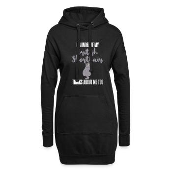 British Shorthair Gifts - Hoodie-Kleid - Schwarz - Vorne