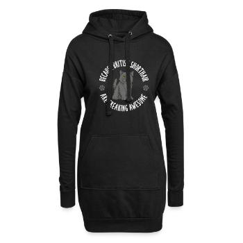 British Shorthair Gifts - Hoodie-Kleid - Schwarz - Vorne