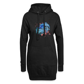 Awesome Walleye - Hoodie Dress - black - Front