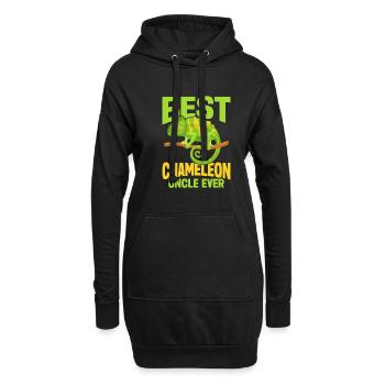 Chameleon Gifts - Hoodie-Kleid - Schwarz - Vorne