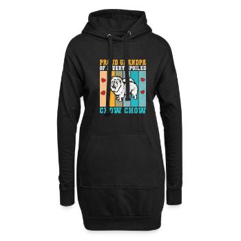 Chow Chow Gifts - Hoodie-Kleid - Schwarz - Vorne