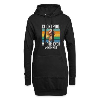 Cockapoo Gifts - Hoodie-Kleid - Schwarz - Vorne