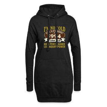 31. Geburtstag Oldtimer Jahrgang 1994 31 Jahre - Hoodie-Kleid - Schwarz - Vorne