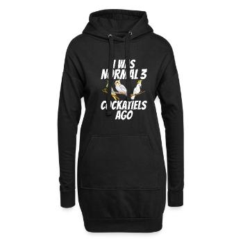 Cockatiel Gifts - Hoodie-Kleid - Schwarz - Vorne