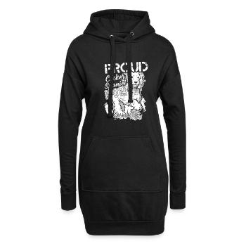 Proud Cocker Spaniel Mom - Hoodie Dress - black - Front