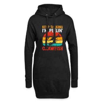 Crawfish Gifts - Hoodie-Kleid - Schwarz - Vorne
