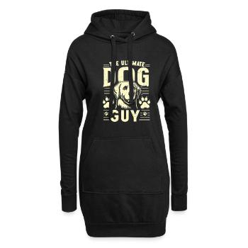 Dog Dad Gifts for Men - Hoodie-Kleid - Schwarz - Vorne